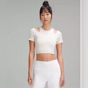 Lululemon Shoulder Cut Out Yoga T-Shirt